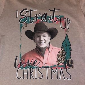 GEORGE STRAIT GRAPHIC TEE 🤠🎄